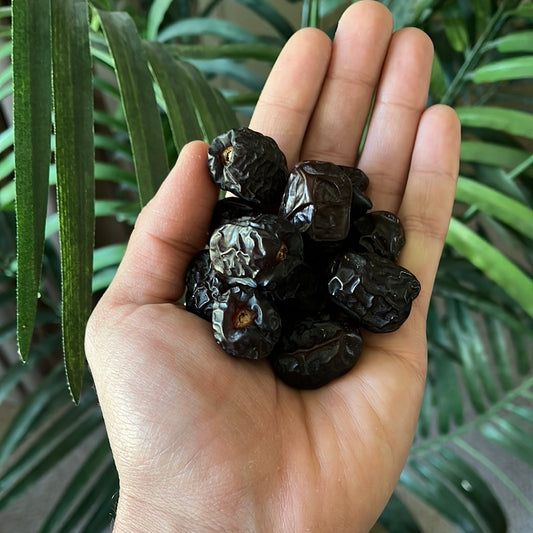 2x500g (2.2LBs) Organic Ajwa Dates from Madinah, 100% Natural, Dried Fruit, Sweet & Chewy